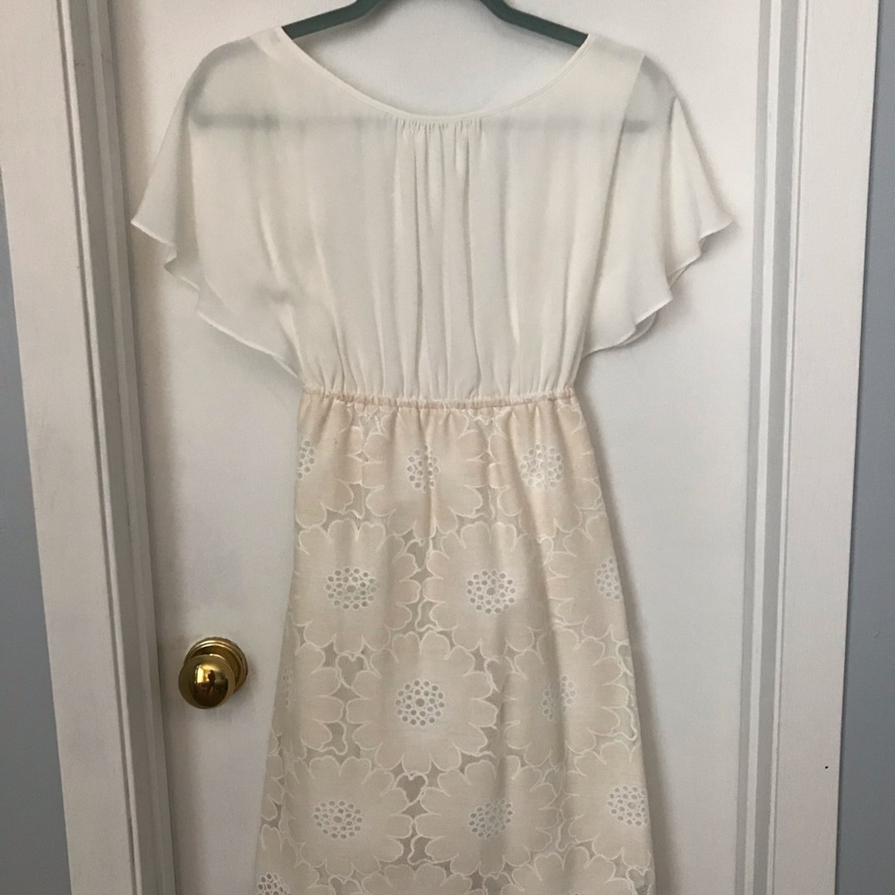 Floral Open Back Dress